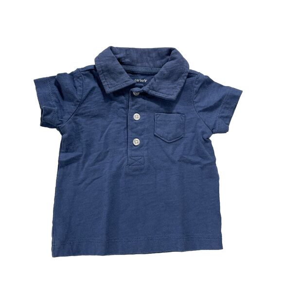 Lot of 4 Baby Boys 3M Carters Hoodie, Bodysuit, Shirt & Footless Multicolor - Picture 8 of 10